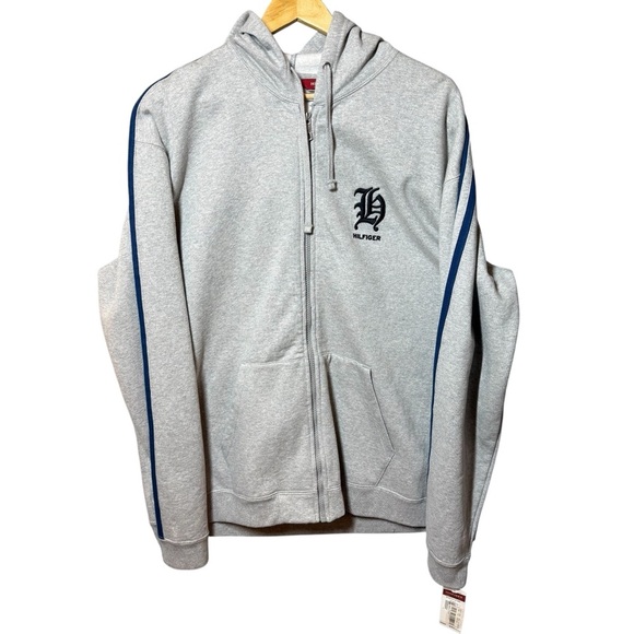 Tommy Hilfiger Red Label Vintage Y2K‎ XL Gray Full Zip Sweatshirt Hoodie
New - Picture 1 of 14